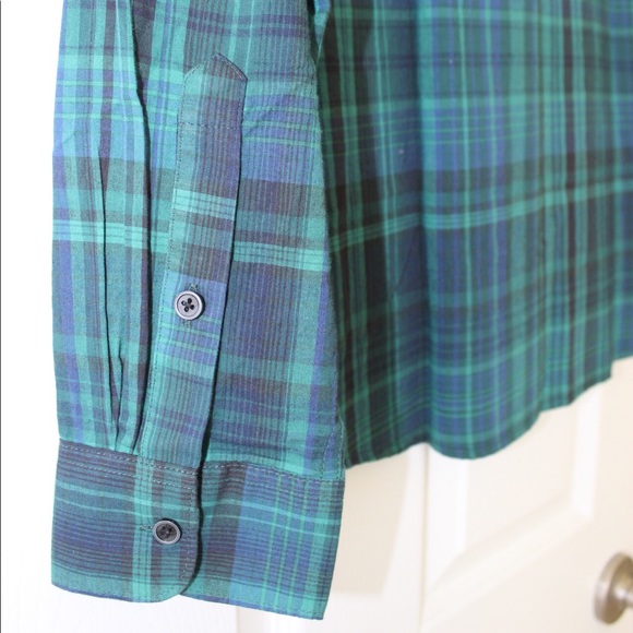 Ike Behar sea moss plaid button down dress shirt - Picture 8 of 8